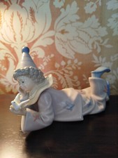 Rare Leonardo Collection Annie Rowe Clown With Dove Figure Figurine Ornament
