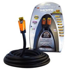 Monster Cable 1000 HDX Ultra High Speed HDMI Cable 16 Ft - 3D - 4K - 17.8 Gbps