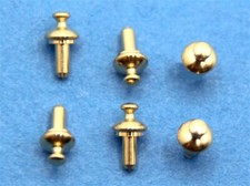 Brass Drawer Knobs Pack of 6