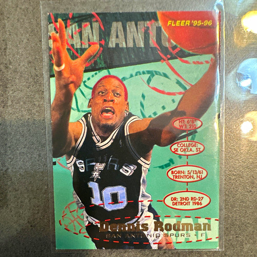 Fleer 1995 dennis rodman - fleer,