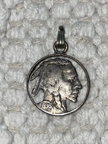 Hobo nickel tramp art - tramp, 1936