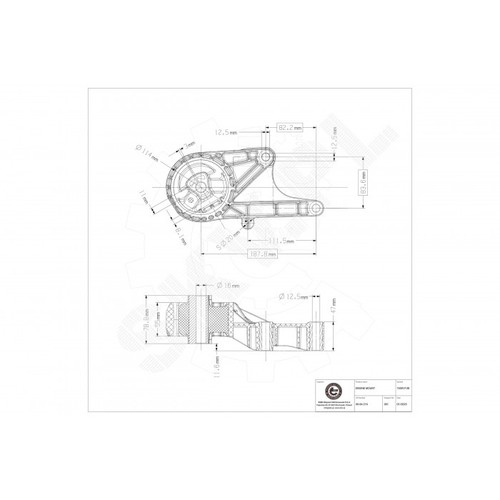 Front engine support for - support, opel