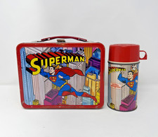 1967 SUPERMAN Metal Lunchbox +