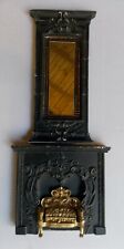Dolls House Tall Ornate Style Mirror  1 / 12th Fire Place Set  Scale Pre Owned