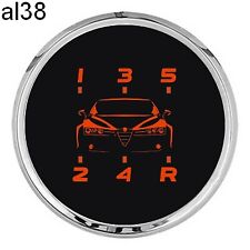 Alfa Romeo  RED LED 5 SPEED  SPEED SHIFT GEAR KNOB  LED ILLUMINATED  159  147