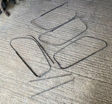 Fiat 600 D E Zastava 750 door window trims frames left right