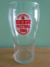 Norwich Beer Festival Half Pint Glass 1986 (9th Beer Festival). 