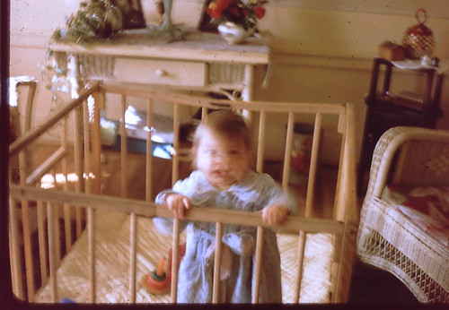 Slide blurry baby crib - mm,