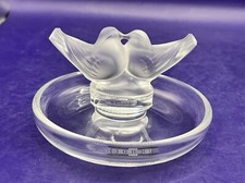Lalique Tray - Frosted Crystal
