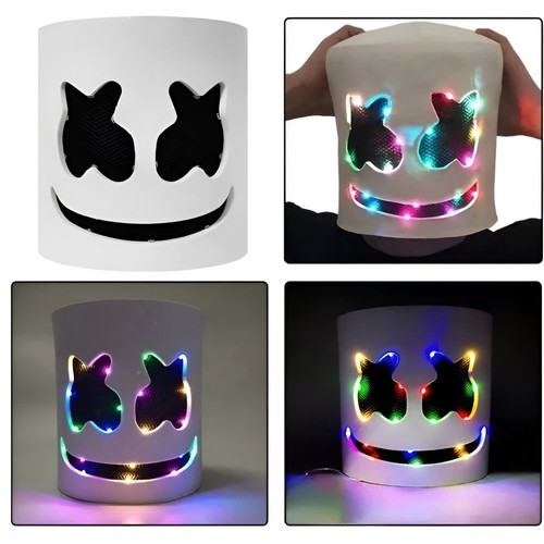Marshmallow led mask - mask, full