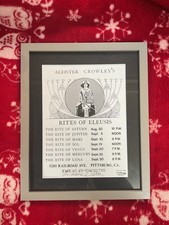 Rare Framed Vintage ALEISTER