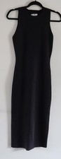 Women's black sleeveless bodycon dress cut out back  12 by True Decadence-Tall