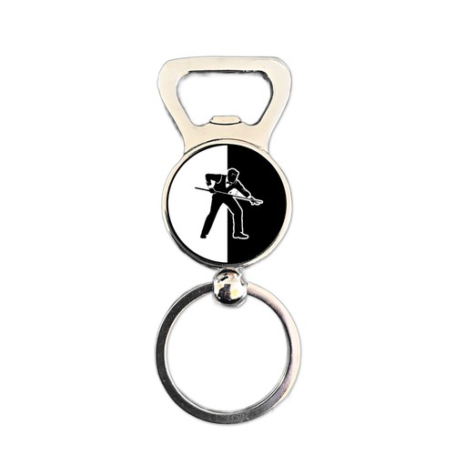 Snooker bottle opener keyring - opener,