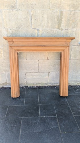 Wood fireplace surround used - wood,