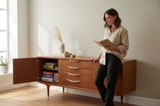 McIntosh Sideboard Teak Wood 1970s Vintage Mid Century Tom Robertson