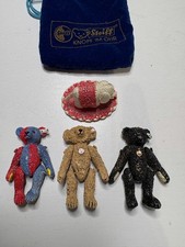 4 x Steiff Pewter Miniatures /