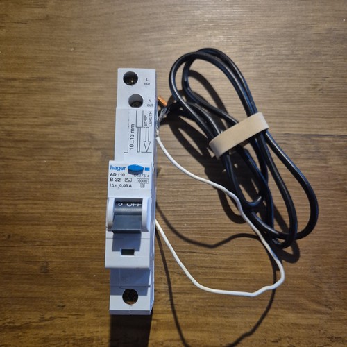 Hager rcbo amp - 30ma, b