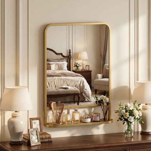 Rectangular wall mirror with - wall,