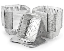 Foil food containers - food, with