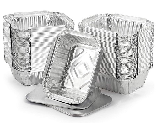 Foil food containers with - foil,