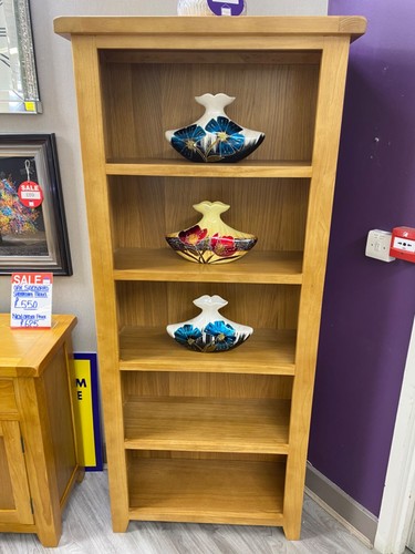 Shelf oak bookcase - 4,