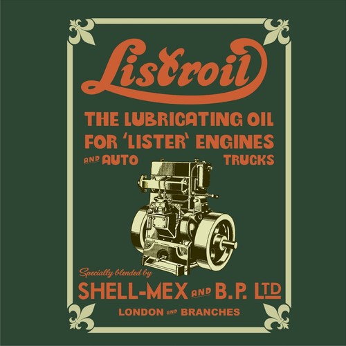 Lister listroil vintage engine - listroil,