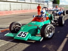 PHOTO  JOHN STAPLETON WAITS IN THE MARSHALLING AREA IN HIS FORMULA SUPER VEE TUI