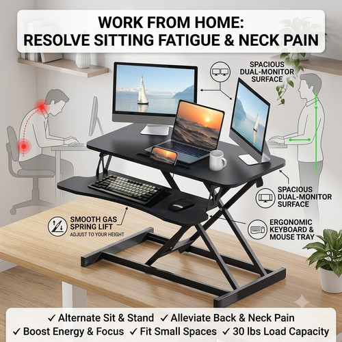 Standing desk converter - standing,