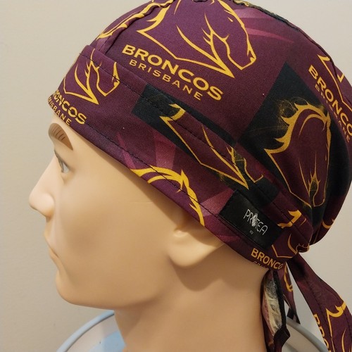 Durag rugby broncos print - durag,,