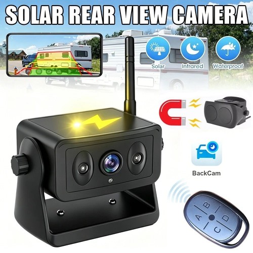 Solar wireless reversing rear - solar,