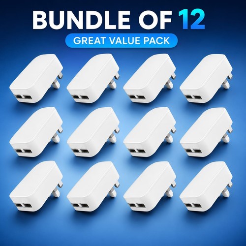 Pack dual port usb wall - port,