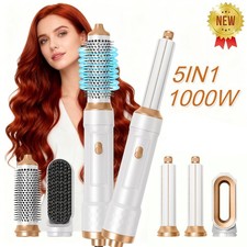 5-in-1 Professional Hair Curler Dryer Styler Curler Straightner Hot Air Brush UK