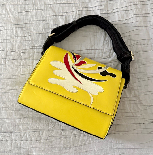Marni yellow small abstract - marni,