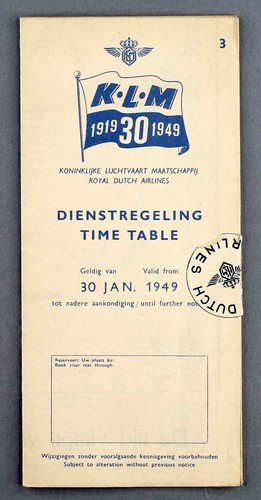 Klm timetable january - klm,