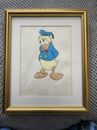 Vintage donald duck framed - duck,