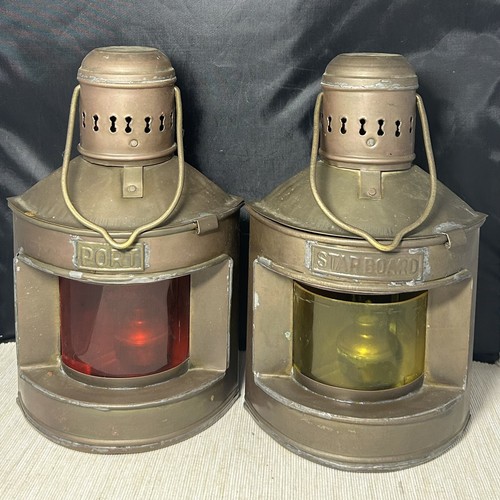 Ships port starboard - &, brass
