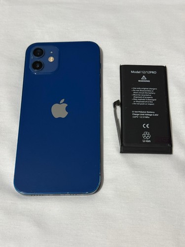 Apple iphone 64gb blue - 12,