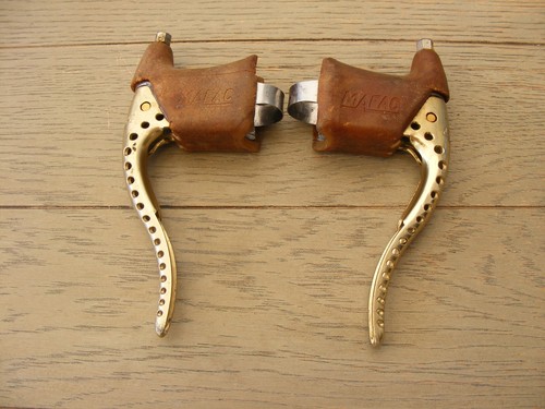 Vintage gold mafac brake - vintage,