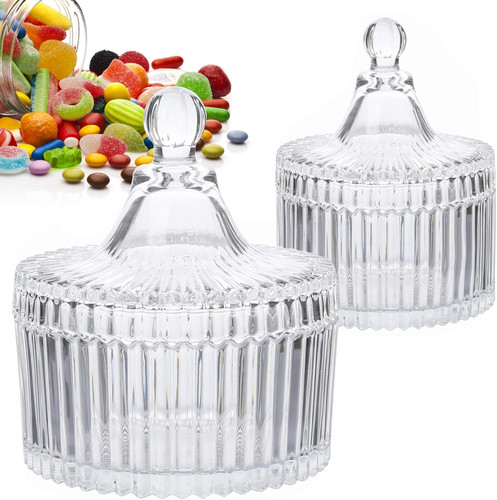 Sweet jars set - 2, glass