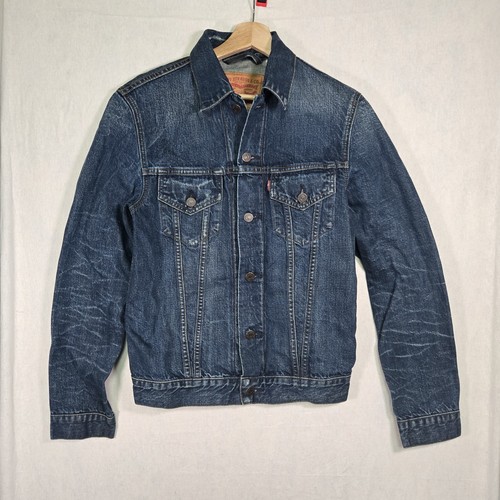Levi blue denim trucker - levi's,