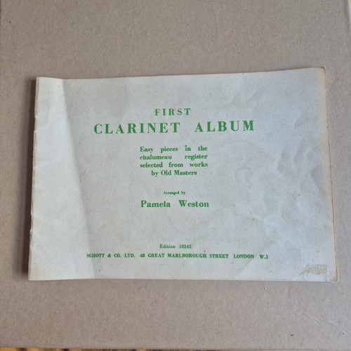 First clarinet album old - -,