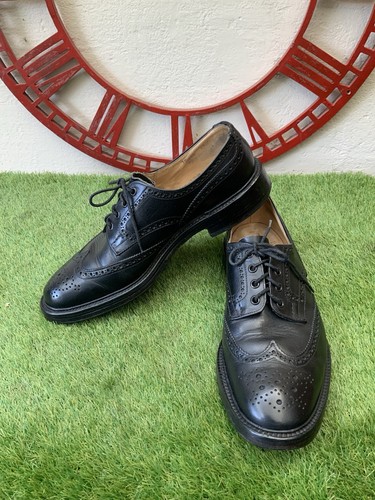 Vintage trickers brogue - vintage, black