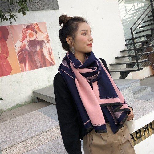 Cashmere blend scarf women - blend,