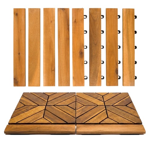 Pack acacia wood straight - acacia,