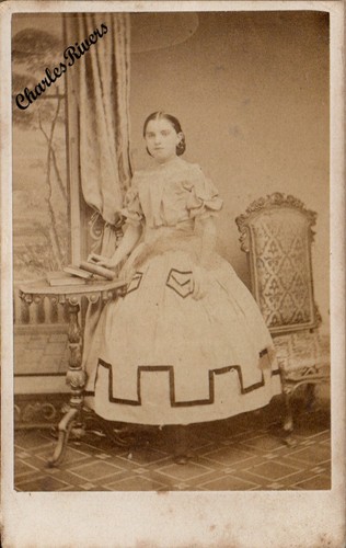 London school cdv lady - cdv,
