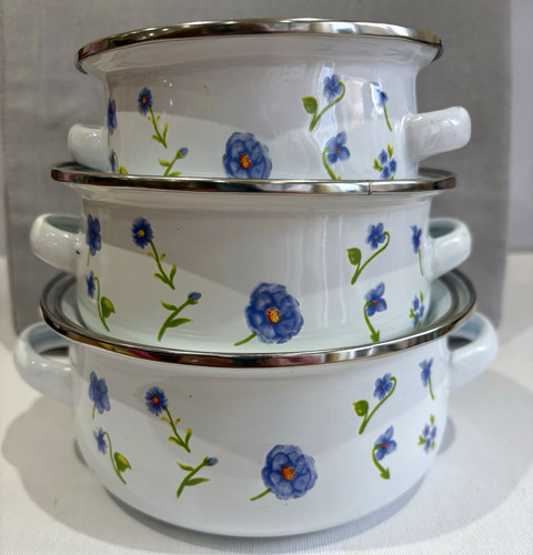 3pc enamel round - 3pc,