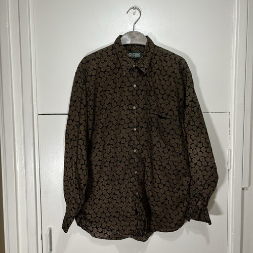 Gitman bros shirt brown black - gitman,