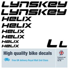 Lynskey Helix bike decals with