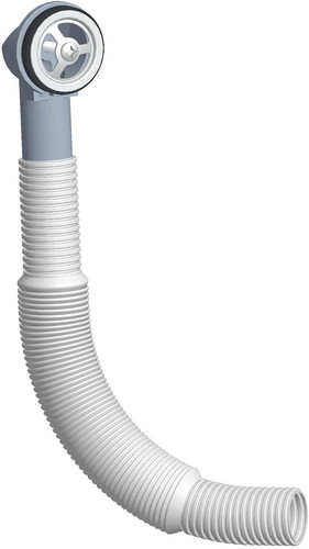 Round overflow pipes sink - round,