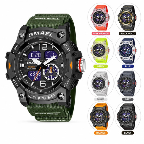 Mens military sports watch - sports,